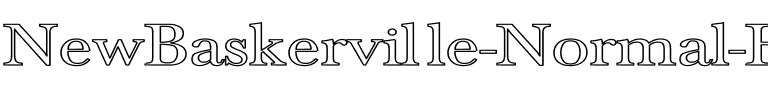 NewBaskerville-Normal HW Regular.ttf