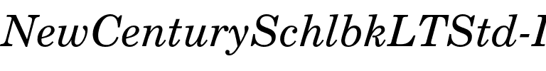 NewCenturySchlbk LT Std Italic.ttf