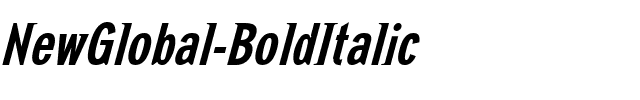 NewGlobal BoldItalic.ttf