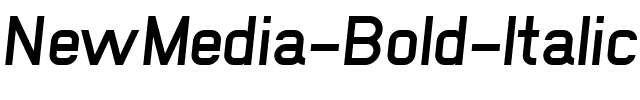 NewMedia Bold Italic.ttf