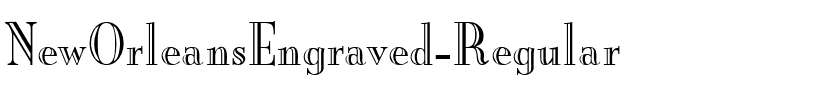 NewOrleansEngraved Regular.ttf