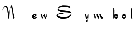 NewSymbolFont4 Regular.ttf