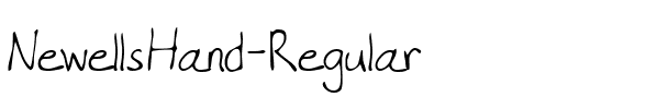 NewellsHand Regular.ttf