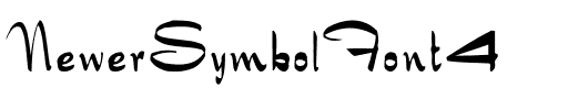 NewerSymbolFont4 Regular.ttf