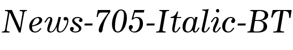 News705 BT Italic.ttf
