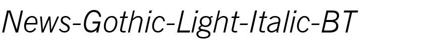 NewsGoth Lt BT Light Italic.ttf