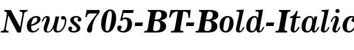 News705 BT Bold Italic.ttf
