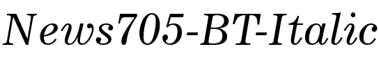 News705 BT Italic.ttf