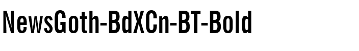 NewsGoth BdXCn BT Bold.ttf