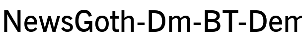 NewsGoth Dm BT Demi.ttf