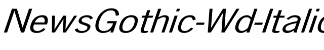 NewsGothic Wd Italic Italic.ttf