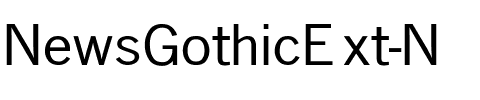 NewsGothicExt-N Regular.ttf
