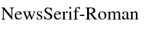 NewsSerif-Roman Regular.ttf