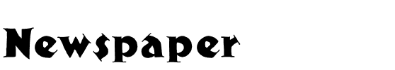 Newspaper Regular.ttf