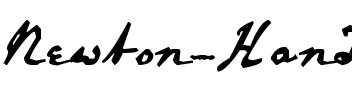 Newton Hand Normal.ttf