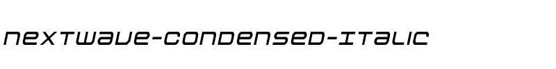 Nextwave Condensed Italic Condensed Italic.ttf
