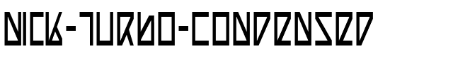 Nick Turbo Condensed Condensed.ttf