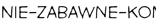Nie Zabawne Komik Regular.ttf