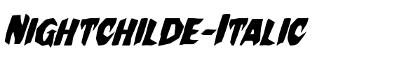 Nightchilde Italic Italic.ttf