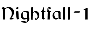 Nightfall 1 Regular.ttf