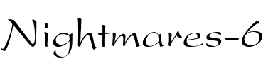 Nightmares 6 Regular.ttf