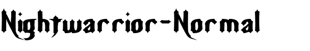Nightwarrior Normal.ttf