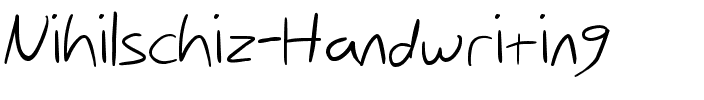 Nihilschiz Handwriting Normal.ttf