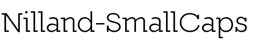 Nilland-SmallCaps Regular.ttf