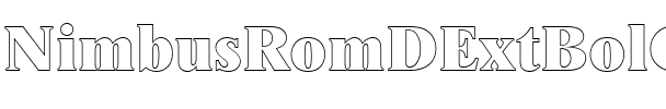 NimbusRomDExtBolOu1 Regular.ttf