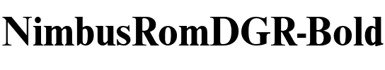 NimbusRomDGR Bold.ttf