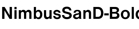 NimbusSanD Bold.ttf