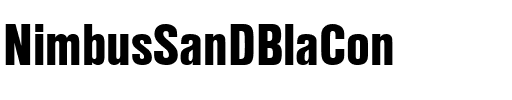 NimbusSanDBlaCon Regular.ttf