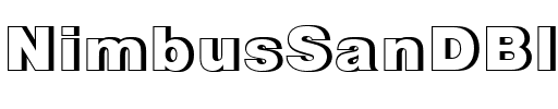 NimbusSanDBlaRe1 Regular.ttf