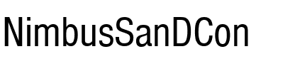 NimbusSanDCon Regular.ttf