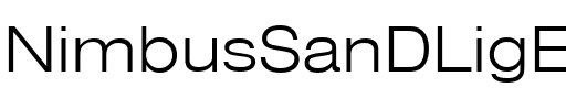 NimbusSanDLigExt Regular.ttf