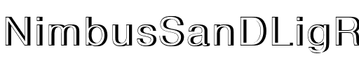 NimbusSanDLigRe1 Regular.ttf