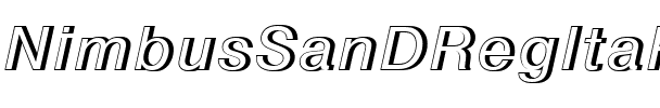 NimbusSanDRegItaRe1 Regular.ttf