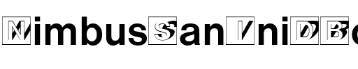 NimbusSanIniDBol Regular.ttf
