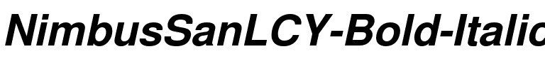 NimbusSanLCY Bold Italic.ttf