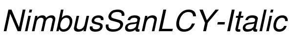 NimbusSanLCY Italic.ttf