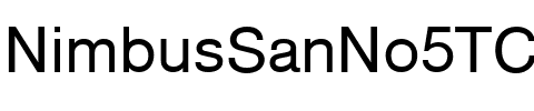 NimbusSanNo5TCY Regular.ttf