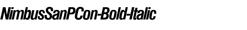 NimbusSanPCon Bold Italic.ttf
