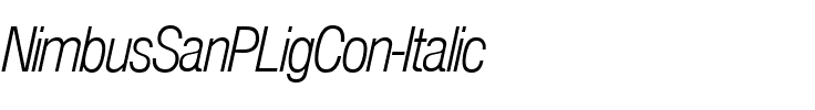 NimbusSanPLigCon Italic.ttf