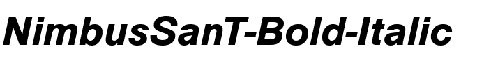 NimbusSanT Bold Italic.ttf