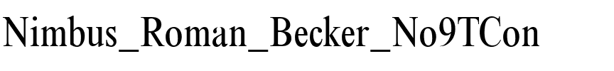 Nimbus Roman Becker No9TCon Regular.ttf
