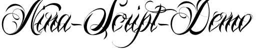 Nina Script Demo Regular.ttf
