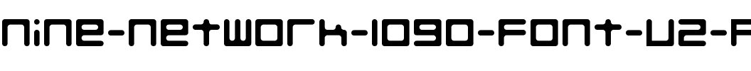 Nine Network logo font v2 Regular.ttf