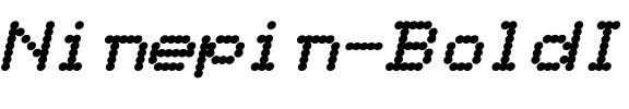 Ninepin BoldItalic.ttf