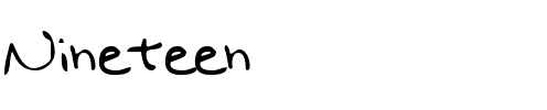 Nineteen Regular.ttf