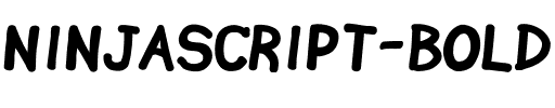 Ninjascript Bold.ttf